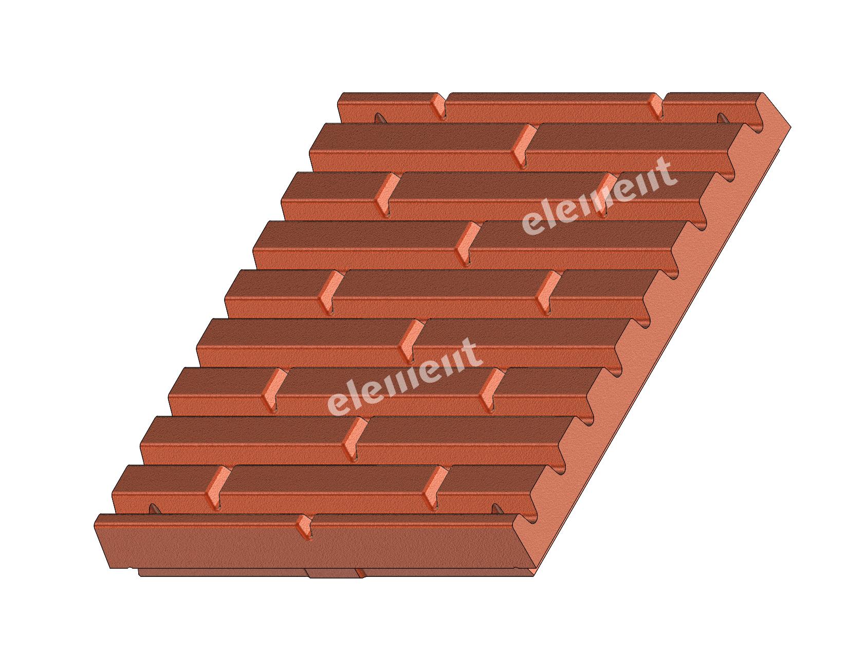 ФУТЕРОВКА ЩЕКИ, ПОДВИЖНАЯ 814320042700/JAW PLATE, MOVABLE QUARRY 2P