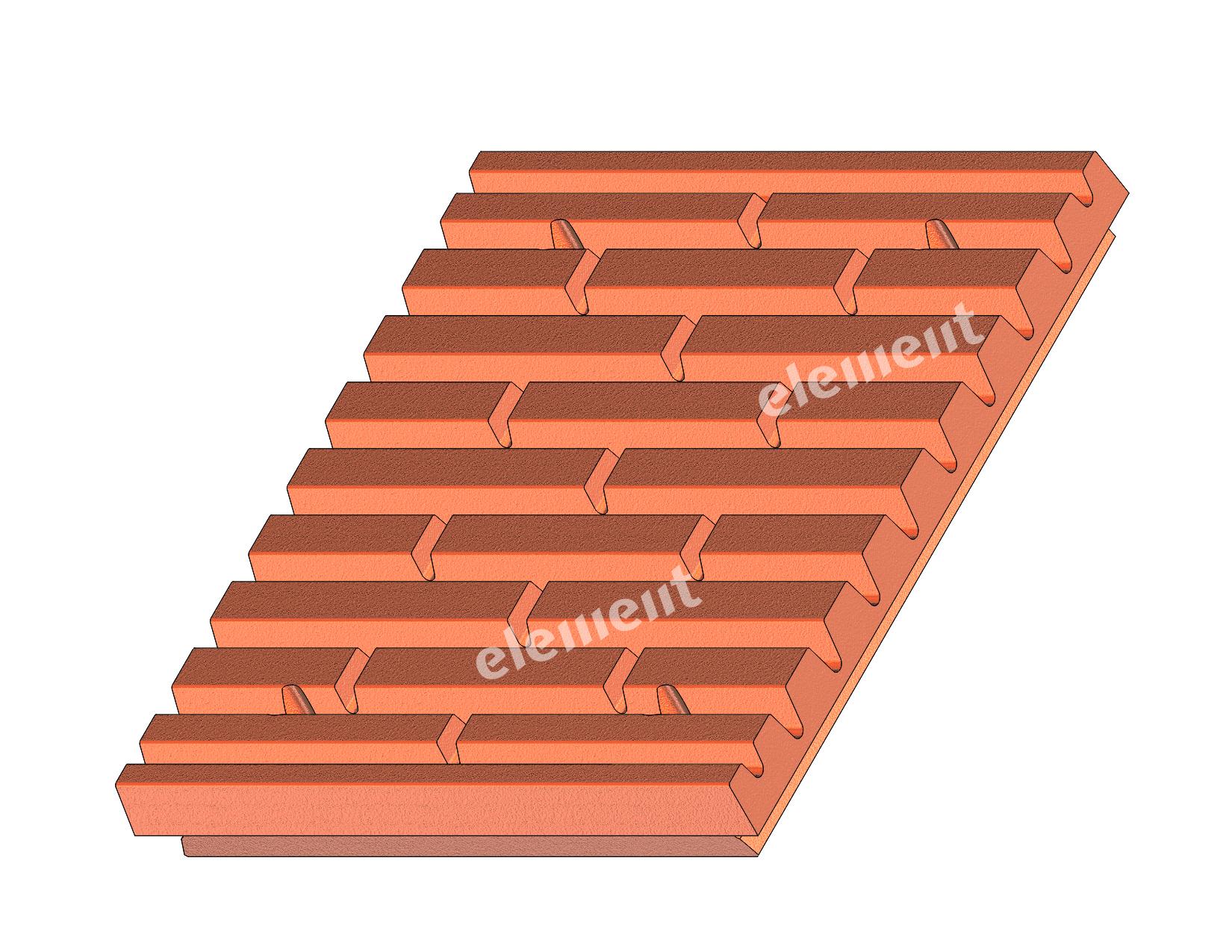 ФУТЕРОВКА ПОДВИЖНОЙ ЩЕКИ QUARRY 2P MM0589530/JAW PLATE, MOVABLE QUARRY 2P